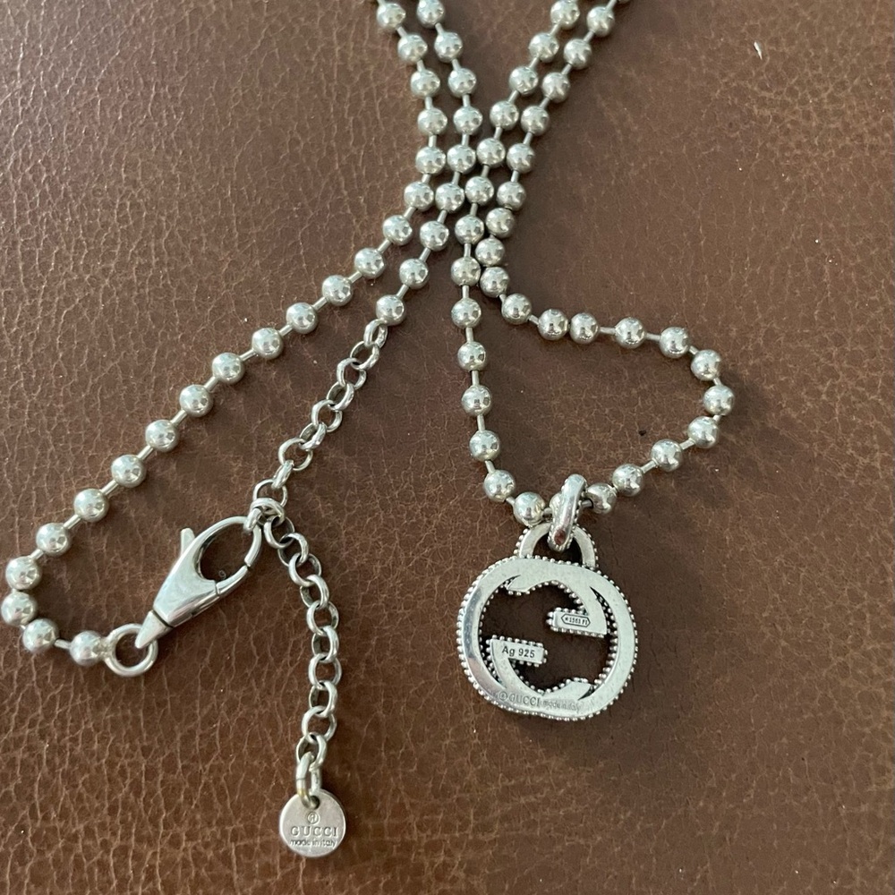 Gucci Sterling Silver Interlocking G 925 jewelry from Gucci. Stamped